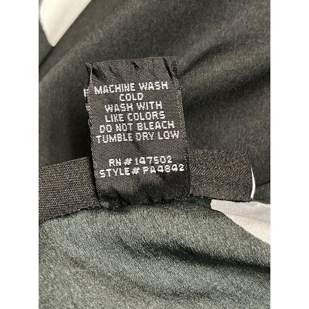 Ashley Stewart Black White Polka Dot Wrap Dress Short Sleeve Women's Size 16 - Picture 8 of 8